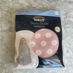 Halo SleepSack Swaddle in Pink and White